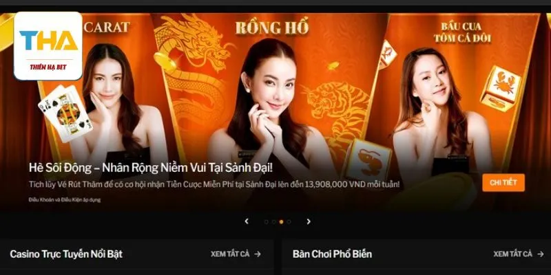 Các dịch vụ được cung cấp tại nhà cái